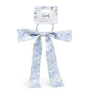 Goody LoveShackFancy Blue Floral Bow Elastic